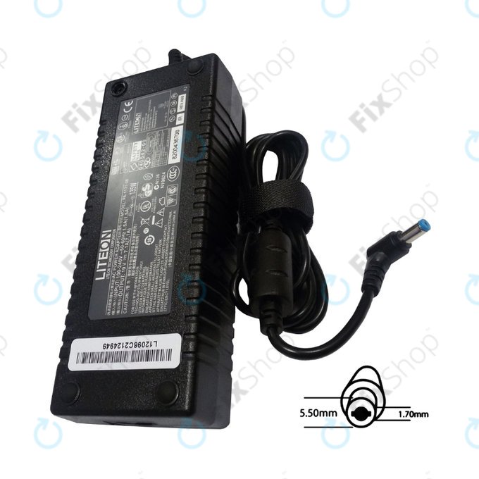 Αντάπτορας φόρτισης για Acer, 77011164, 135W, 19V, Μαύρο, Genuine Service Pack