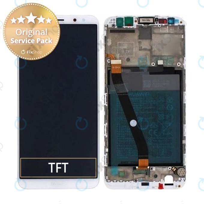 LCD Display Assembly με Battery για Huawei Mate 10 Lite RNE-L21 | Prestige Gold | 02351QXU | 02351QEY | Genuine Service Pack