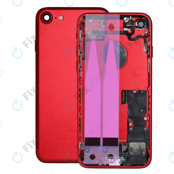 Πίσω Κάλυμμα με Μικρά Ανταλλακτικά για iPhone 7 | Red