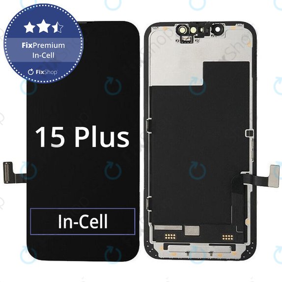 Οθόνη In-Cell FHD για iPhone 15 Plus, Αφής με πλαίσιο, FixPremium