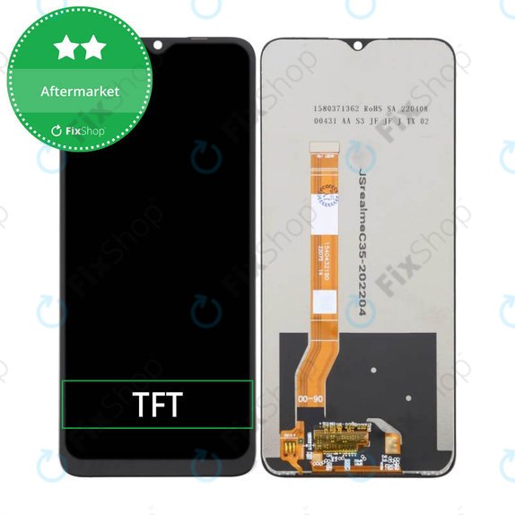 Οθόνη με οθόνη αφής για Oppo A17, Aftermarket