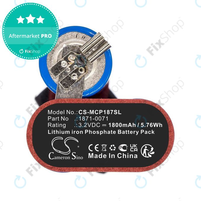 Μπαταρία για Ermila Bellina, Moser Chrom Style Pro 1871, 1800mAh, LiFePO4, 3.2V, 1871-0071, HQ