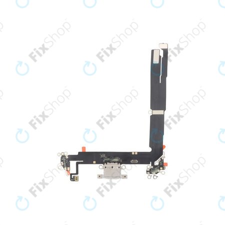 Επαφές Φόρτισης + Καλώδιο Flex για iPhone 16 Plus | Λευκό | White