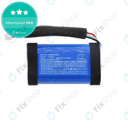 Μπαταρία για Marshall Emberton, 2600mAh, Li-Ion, 7.4V, C406A2, HQ