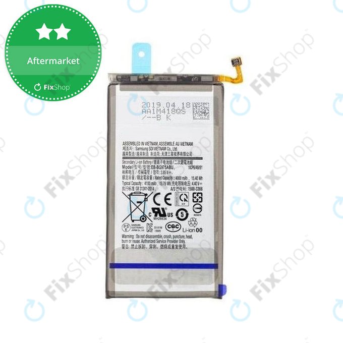 Μπαταρία για Samsung S10 Plus G975F, EB-BG975ABU, 4100mAh