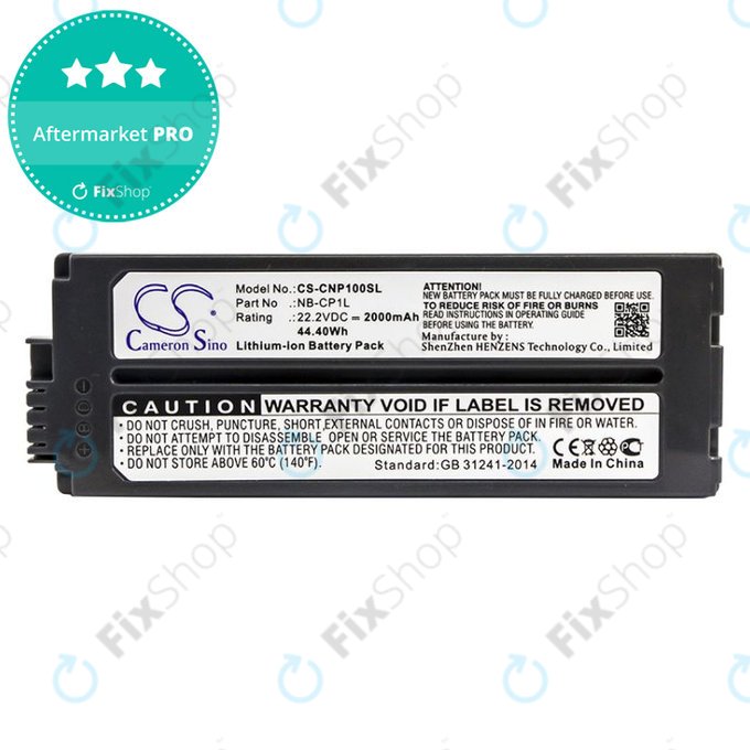 Μπαταρία για Canon Selphy CP, 2000mAh, Li-Ion, 22.2V, NB-CP1L, HQ
