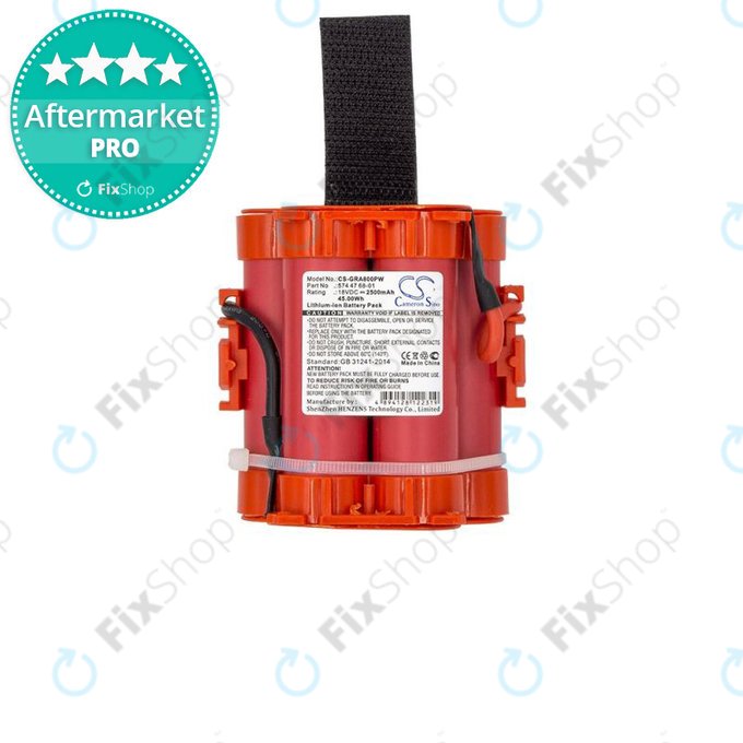 Battery για Flymo 1200R-series | Gardena R40 | R50 | R70 | R80-series | Husqvarna 105 | 305 | 308-series | McCulloch ROB R-series | 574 47 68-01 | 2500mAh | | HQ