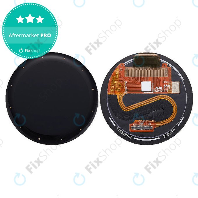 Οθόνη OLED + γυαλί αφής + πλαίσιο (Black) για Garmin Venu 1st Gen