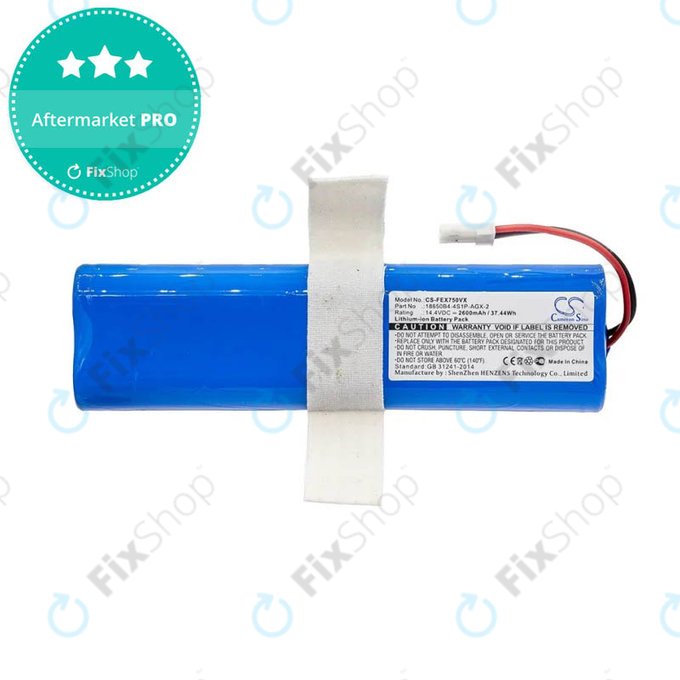 Μπαταρία για Zaco V3, V40, V5s Pro, V5x, Silvercrest SSWR A1, SSWR B1, SSR 3000 A1, 18650B4-4S1P-AGX-2, 14.4V, 2600mAh, HQ