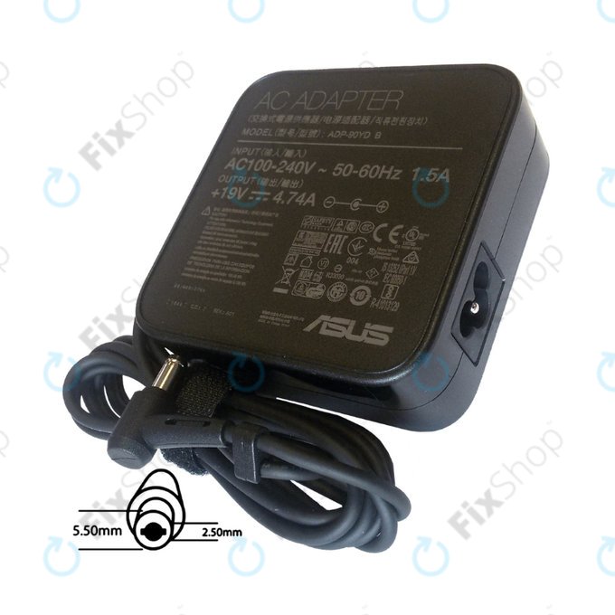 Αντάπτορας φόρτισης για Asus, B0A001-00051000, 90W, 19V, Genuine Service Pack