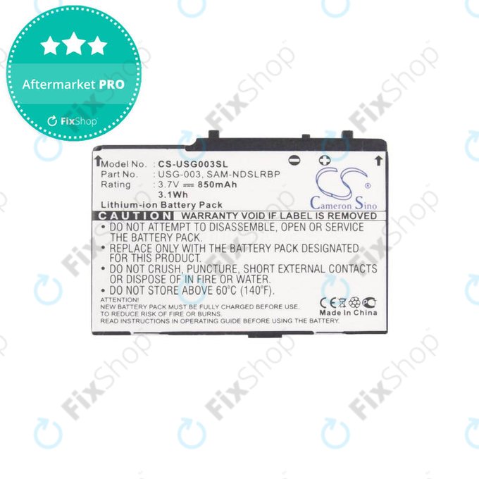 Μπαταρία για Nintendo DS, DS Lite, USG-001, USG-003, SAM-NDSLRBP, 850mAh, HQ