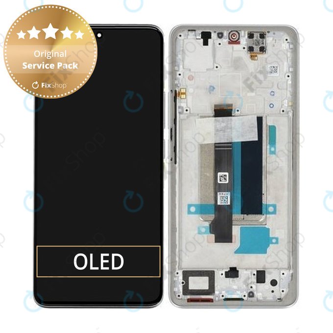 LCD Display Assembly για Xiaomi Redmi Note 13 Pro+ 23090RA98C | 560001N16U00 | Moonlight White | Service Pack