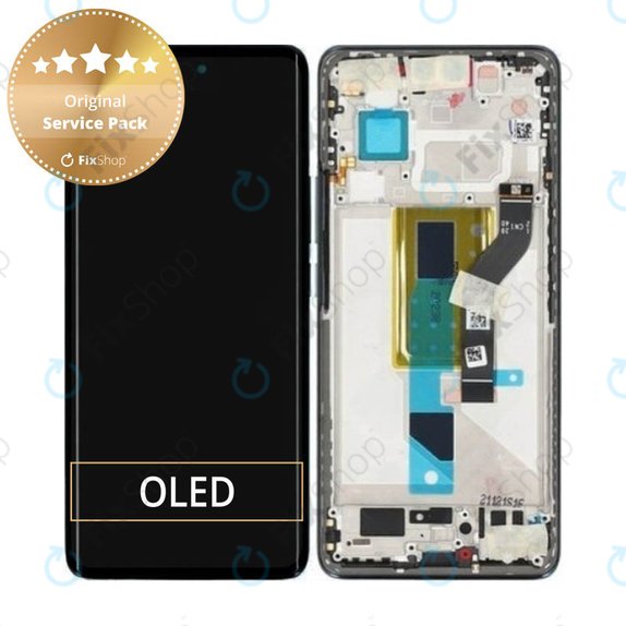 Συγκρότημα οθόνης για Xiaomi 13 Lite, Μαύρο, Black, Service Pack