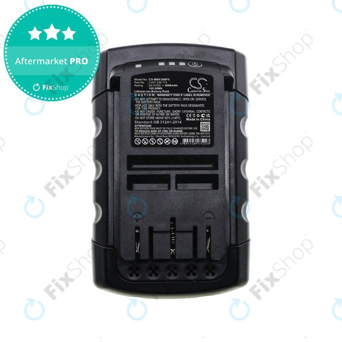 Μπαταρία για Bosch Rotak 32li, 37li, 43li, Easyrotak 36-550, 5000mAh, Li-Ion, 36V, 2 607 336 173, HQ
