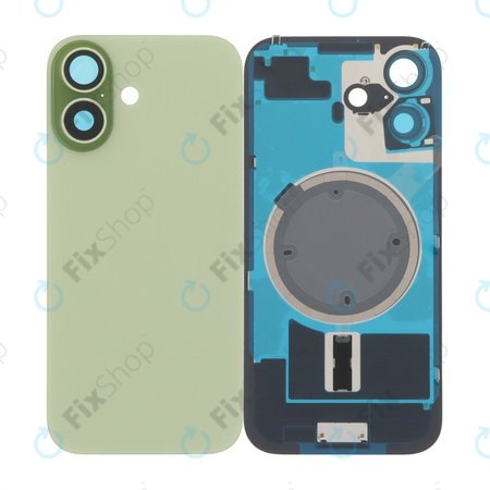 Πίσω Κάλυμμα Γυαλί + Φακός Κάμερας + Μεταλλική Πλάκα + Μαγνήτες Magsafe για iPhone 17, Sage