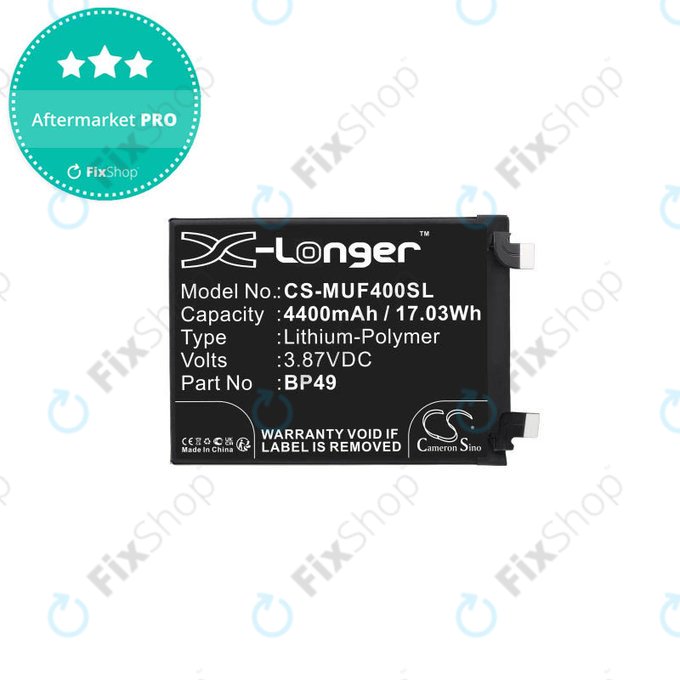 Battery για Xiaomi Poco F4 5G 22021211RG | 22021211RI | BP49 | 4400mAh | HQ