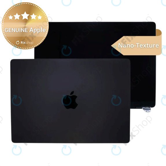 Οθόνη LCD για MacBook Pro 14", A3112, A3185 (2024), με μπροστινό γυαλί και κάλυμμα, Nano-Texture, Space Black, 661-41795, Genuine Apple