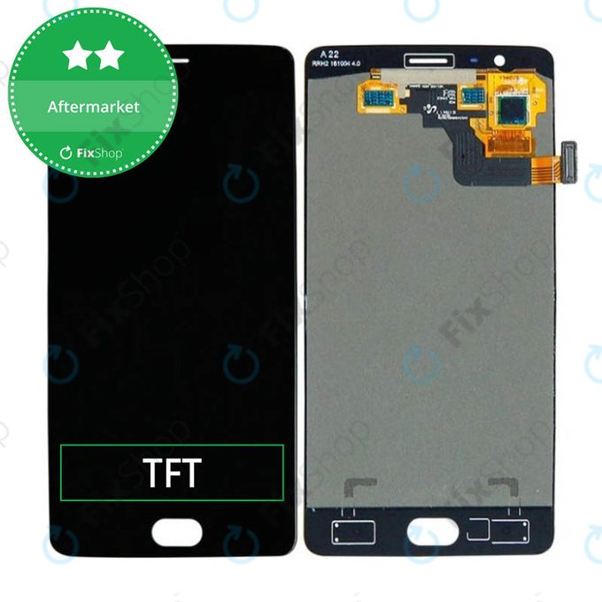 LCD Display με Touch Screen για OnePlus 3 | 3T | Μαύρο, Black | Aftermarket