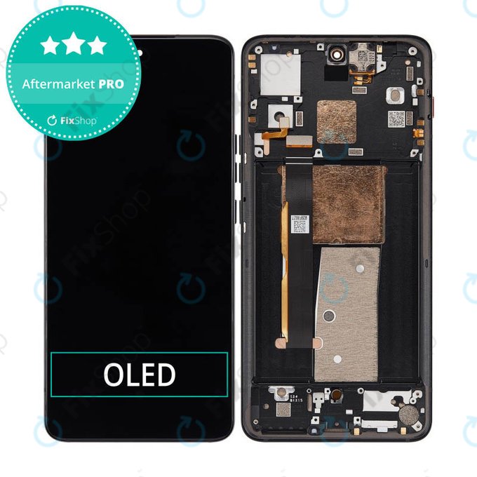 Συγκρότημα οθόνης για Motorola Thinkphone, Carbon Black