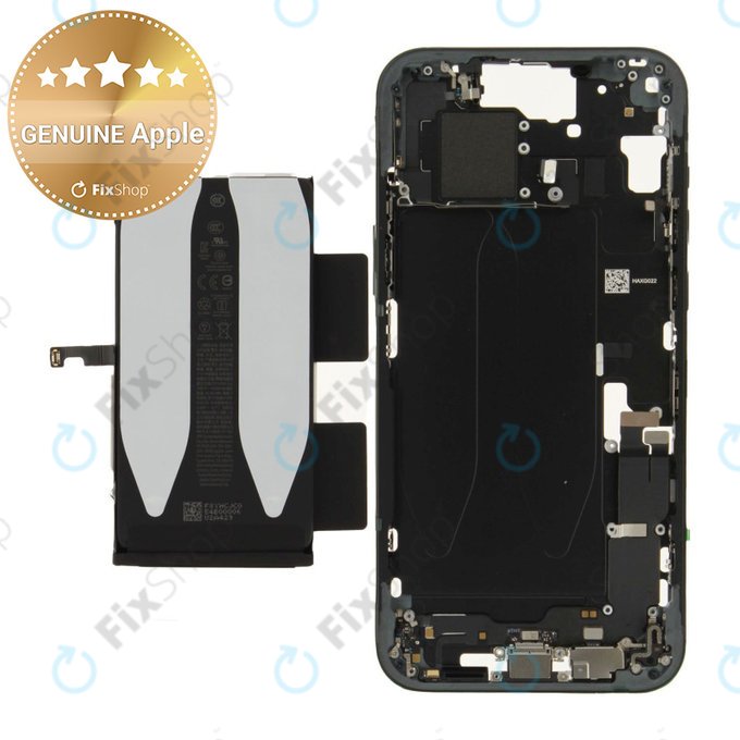Μεσαίο πλαίσιο με μπαταρία για iPhone 15 Plus | Black | ZD076-00674 | Genuine Apple