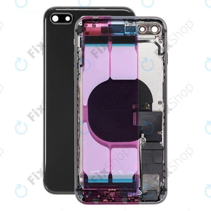 Πίσω Κάλυμμα με Μικρά Ανταλλακτικά για iPhone 8 Plus | Διαστημικό Γκρι | Space Gray