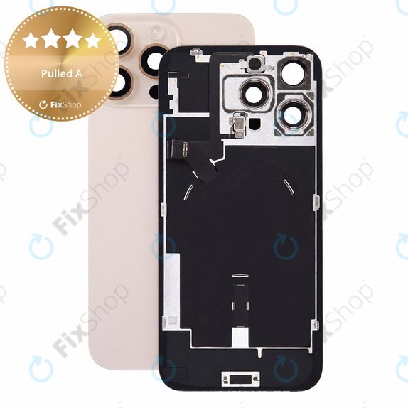 Γυαλί πίσω περιβλήματος για iPhone 16 Pro Max, Desert Titanium, Pulled A