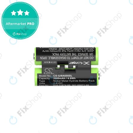 Μπαταρία για Garmin Oregon 600, 650, Astro 320, 430 Striker 4, 2000mAh, Ni-MH, 2.4V, 010-11874-00, HQ