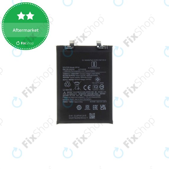 Μπαταρία για Xiaomi Redmi Note 12 Pro 5G, BP4K, 5000mAh