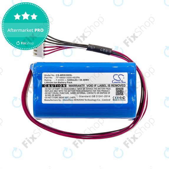 Μπαταρία για Marshall Kilburn II, 5200mAh, Li-Ion, 7.4V, TF18650-3200-4S2PA, HQ