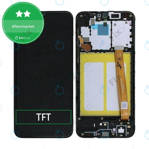 Συγκρότημα οθόνης για Samsung A20e, A202F, Black, Aftermarket