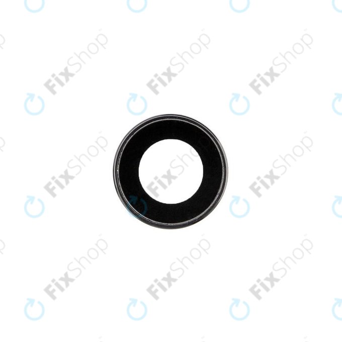 Γυαλί Φακού Πίσω Κάμερας με Πλαίσιο για iPhone 7 | Μαύρο | Black