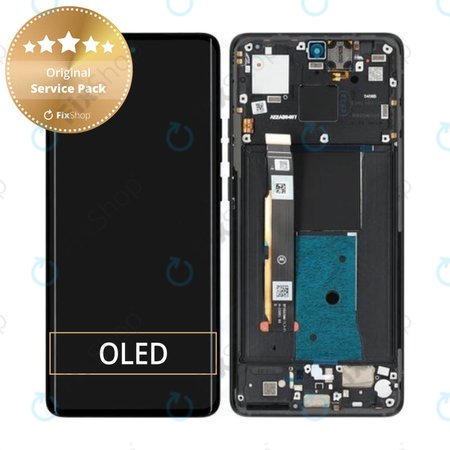 OLED/LCD Display Assembly για Motorola Edge 40 | Eclipse Black | Service Pack