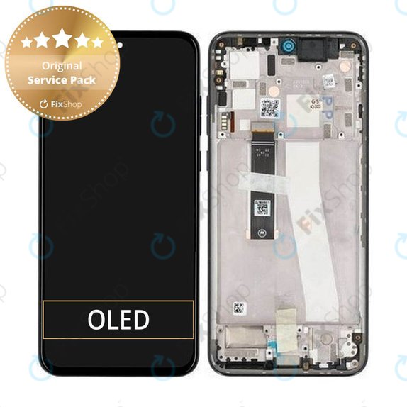 Συγκρότημα οθόνης για Motorola Edge 30 Neo, XT2245, Black Onyx, Service Pack