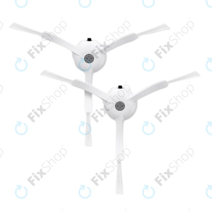 Πλαϊνή βούρτσα, 2 τεμ., Λευκή για Roborock Qrevo MaxV, Pro, Plus, S