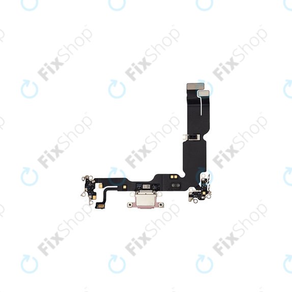 Επαφές Φόρτισης + Καλώδιο Flex για iPhone 15 Plus | Ροζ | Pink