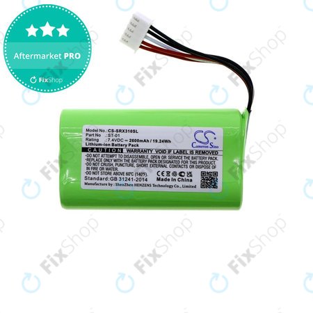 Μπαταρία για Sony SRS X3, XB2, XB20, 2600mAh, Li-Ion, 7.4V, ST-01, HQ