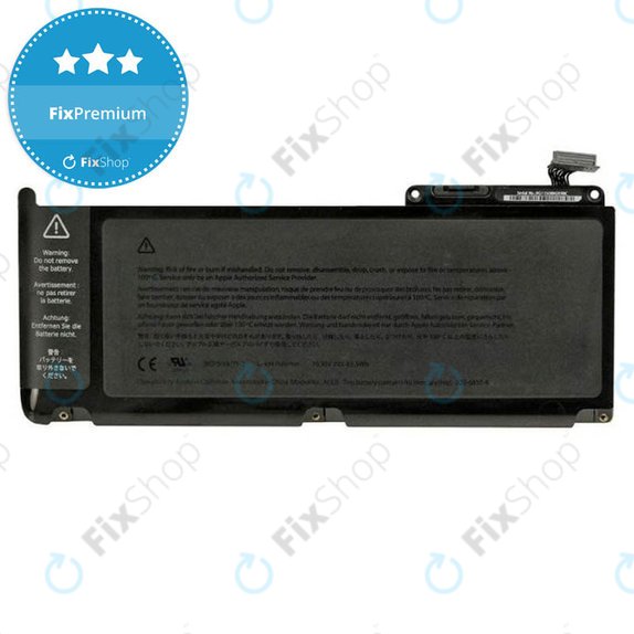 Μπαταρία για MacBook 13", Τέλη 2009 – Μέσα 2010, A1342, A1331, 6800mAh, FixPremium
