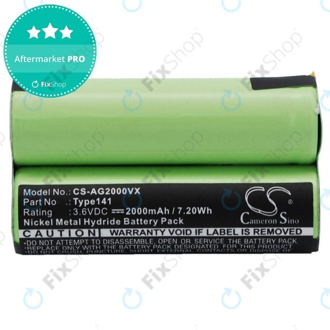 Μπαταρία για AEG Electrolux Junior 2.0, Type141, 3.6V, 2000mAh, HQ
