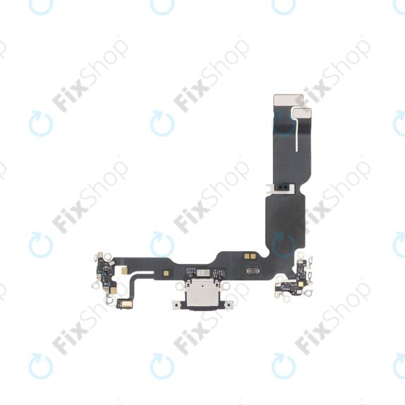Επαφές Φόρτισης + Καλώδιο Flex για iPhone 15 Plus | Μαύρο | Black