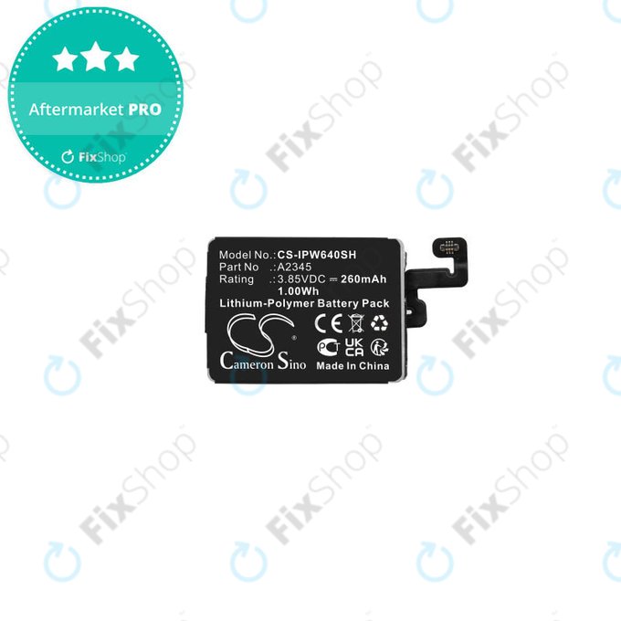 Μπαταρία για Apple Watch Series 6 40mm, A2345, 260mAh, HQ