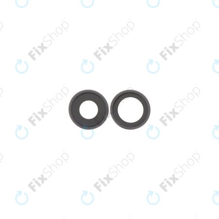 Φακός Πίσω Κάμερας με Πλαίσιο για iPhone 17, Black, 2τμχ