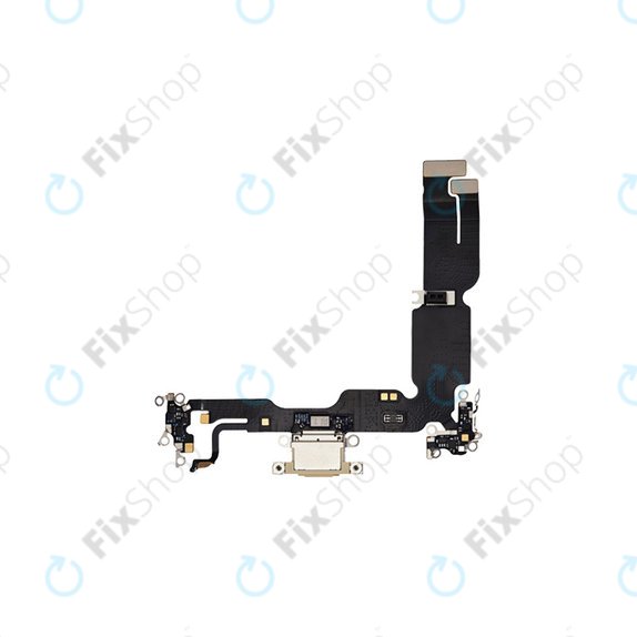 Επαφές Φόρτισης + Καλώδιο Flex για iPhone 15 Plus | Κίτρινο | Yellow