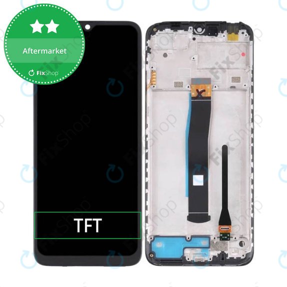 Συγκρότημα οθόνης για Xiaomi Redmi 10C, Poco C40, Μαύρο, Black, Aftermarket