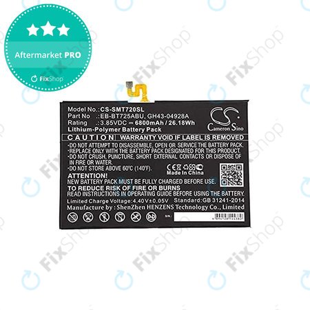 Battery για Galaxy Tab S5E | EB-BT725ABU | 6800mAh | HQ