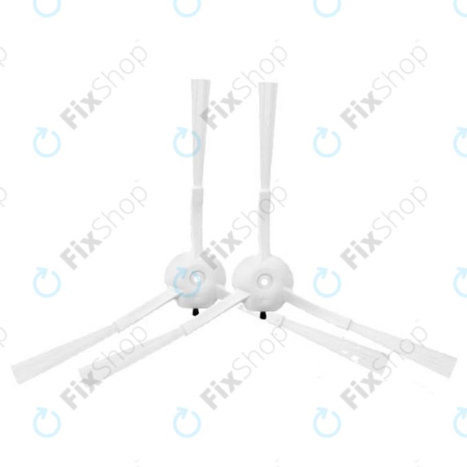 Πλαϊνή Βούρτσα (2τμχ) για Xiaomi Roidmi EVA | Λευκό | White