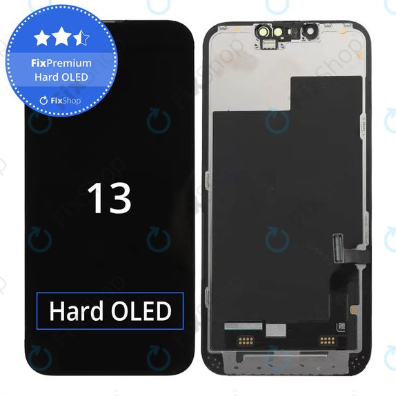 Οθόνη Hard OLED για iPhone 13, Αφής με πλαίσιο, FixPremium