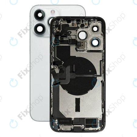 Πίσω Κάλυμμα με Μικρά Ανταλλακτικά για iPhone 14 Pro Max | Ασημί | Silver