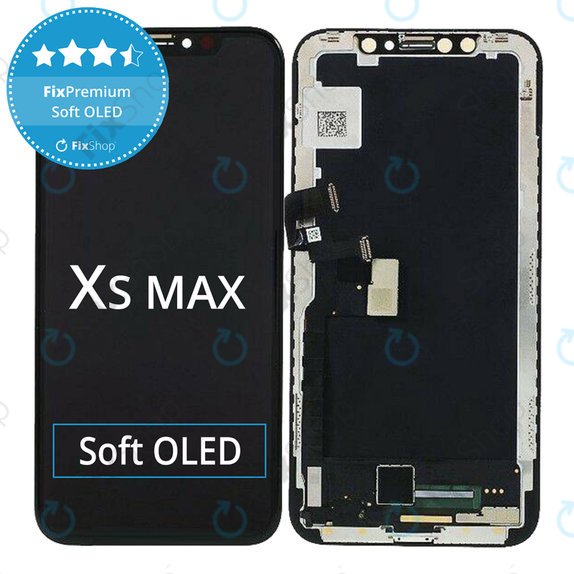 Οθόνη Soft OLED για iPhone XS Max, Αφής με πλαίσιο, FixPremium