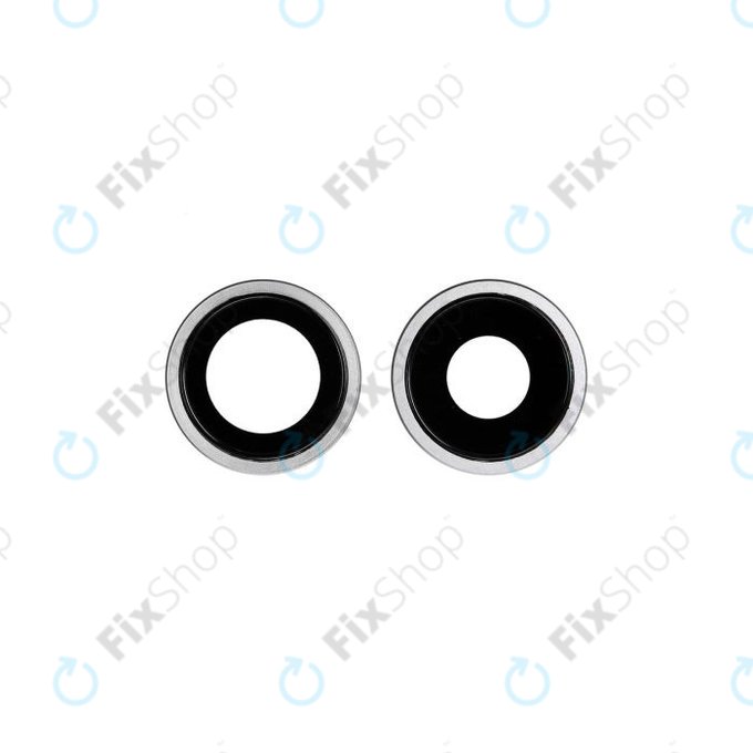 Φακός Πίσω Κάμερας με Πλαίσιο για iPhone 11 | Λευκό | White | 2τμχ