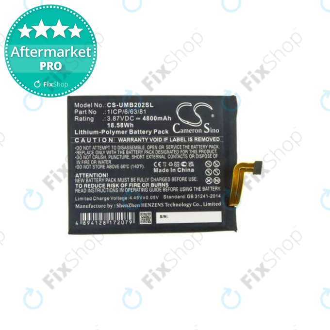 Battery για Umidigi Bison | Plus | 1ICP/6/63/81 | 4800mAh | HQ